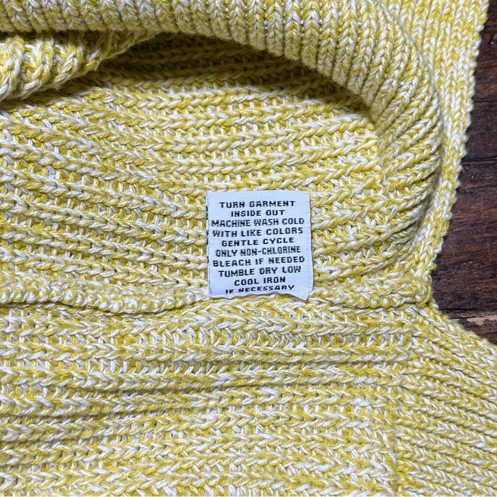 525 Women's Sz S Sleeveless Tank Yellow White Normcore Y2K Preppy Classic Modern - Picture 7 of 9